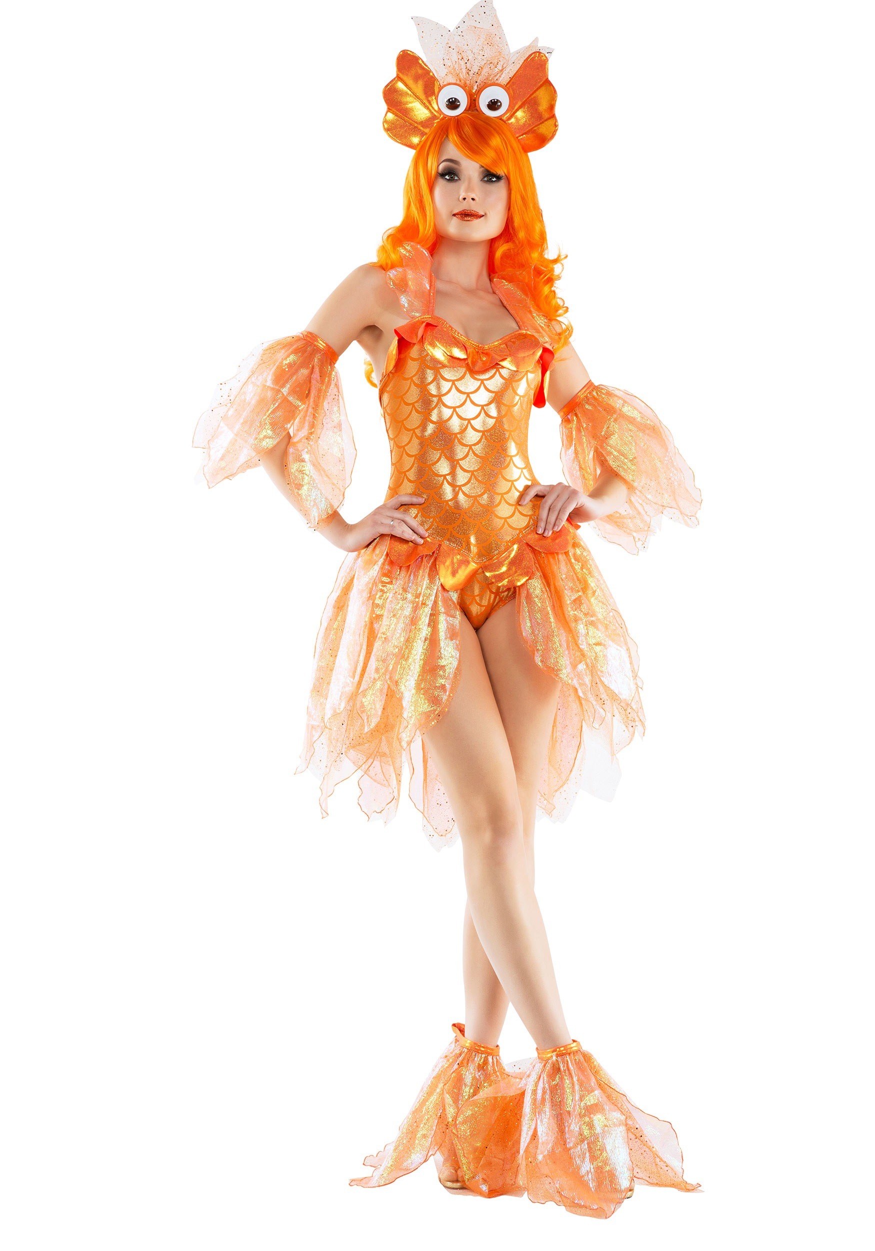 F1814 Fancy Gold Fish Costume Adult